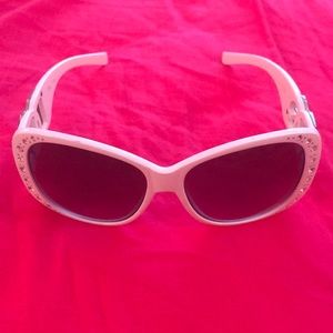 White DG rhinestone sunglasses
